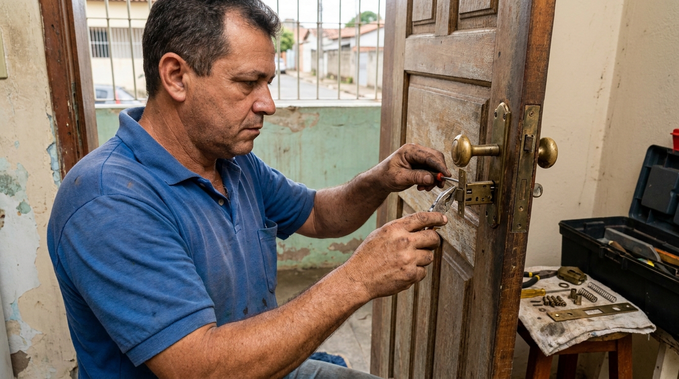 Conserto de Fechadura Tetra no Barroso, Mogi das Cruzes‑SP