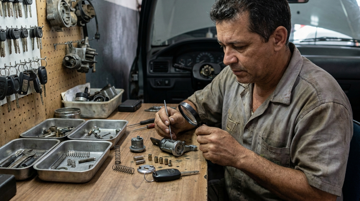 Reparo de Fechadura Automotiva na Cidade Parquelândia, Mogi das Cruzes‑SP